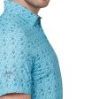 Callaway All Over Drinks Novelty Polo Shirt - Blue Grotto Online now