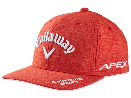 Callaway Tour Authentic Performance Pro Logo Cap - Red Heather White on Sale